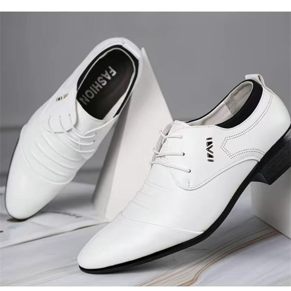 New large-size men's casual business all-match leather shoes