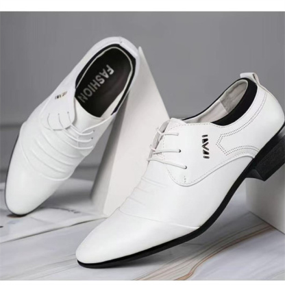 New large-size men's casual business all-match leather shoes