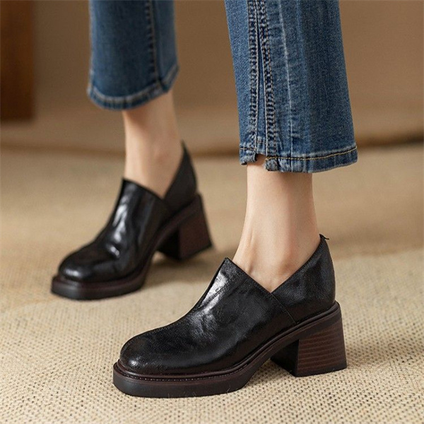 New French retro high heels