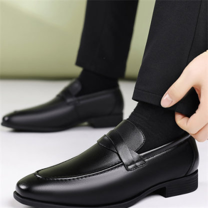Summer casual slip-on British leather shoes loafers
