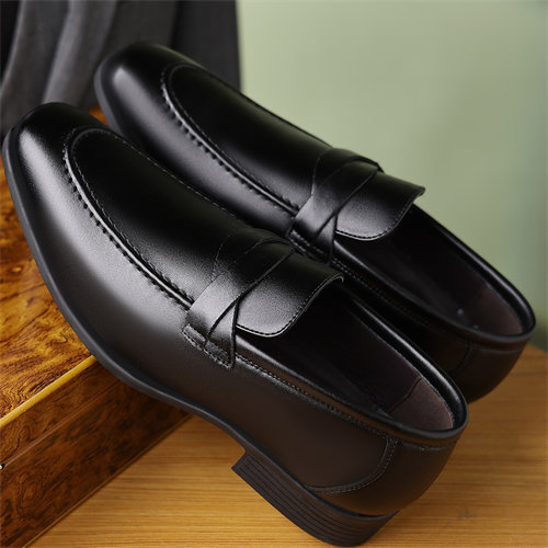 Summer casual slip-on British leather shoes loafers