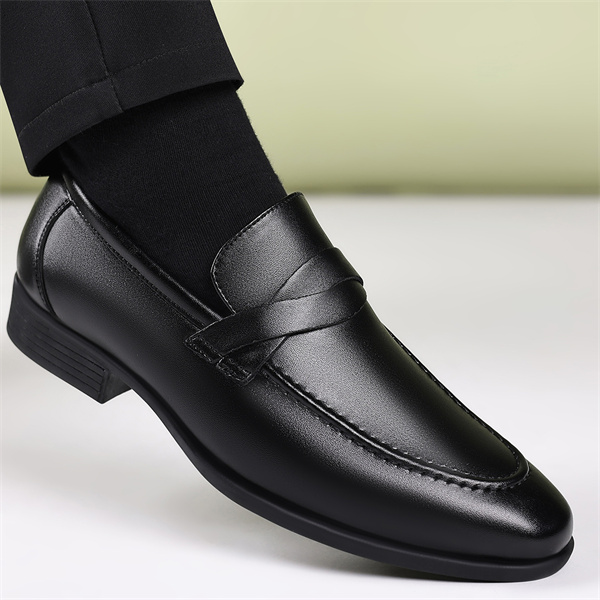Summer casual slip-on British leather shoes loafers