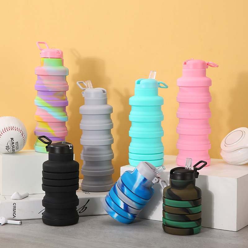 Outdoor Portable Folding  Water Bottle Silicone