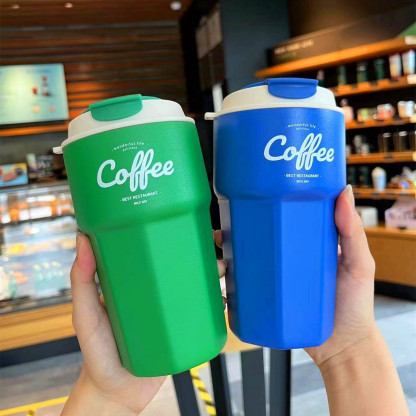 Nordic-style Stainless Steel Coffee Cup Direct Drinking Insulated Water Cup