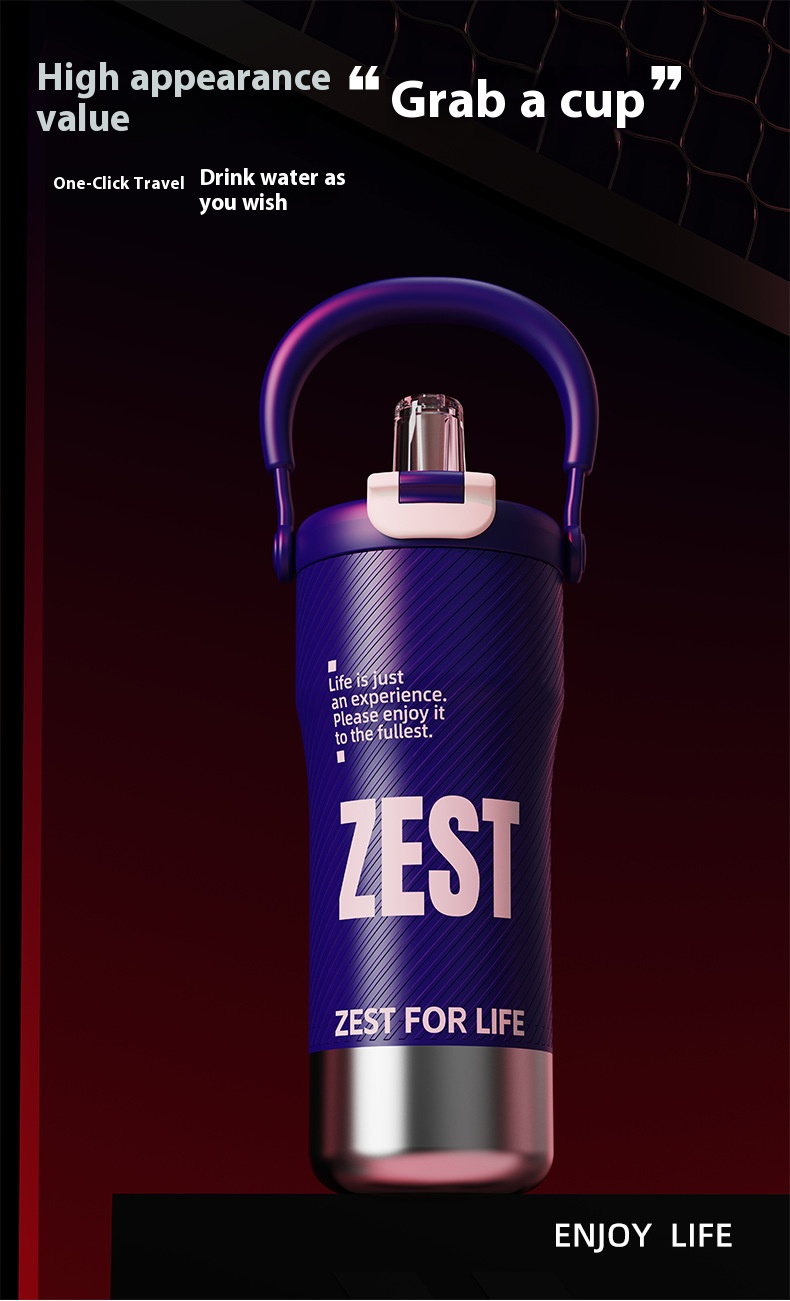 Large Capacity Stainless Steel Vehicle Mounted Portable Insulated Cup