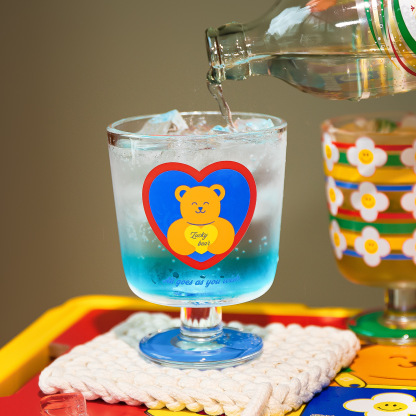 300ML Ins Glass Drink Cup Goblet Cocktail Wine Cup of Whisky