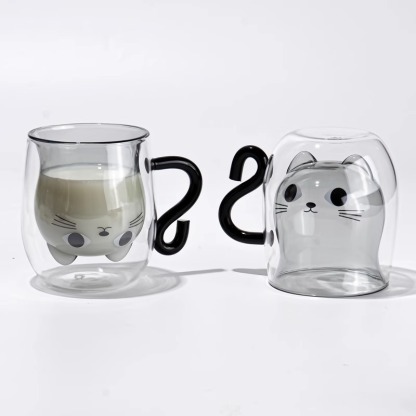 Double Layer Glass High Temperature Resistant Milk Cup Breakfast Cup