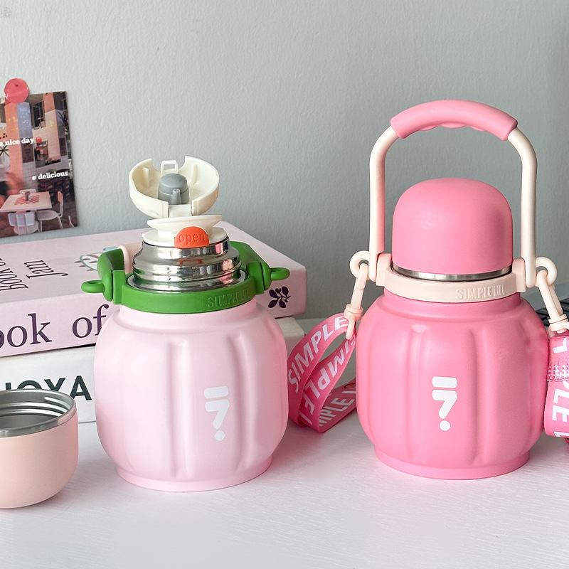 Hallowmas Large-capacity Stainless Steel Heat and Cold Preservation Cup