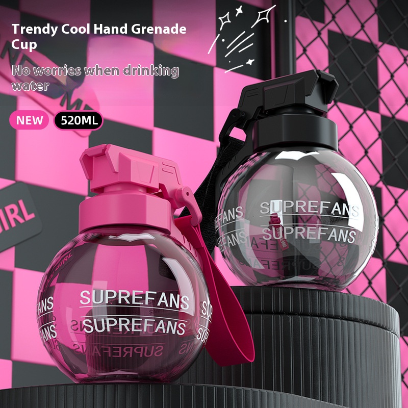 Summer Large Capacity Sports Water Cup Portable Fitness Water Bottle