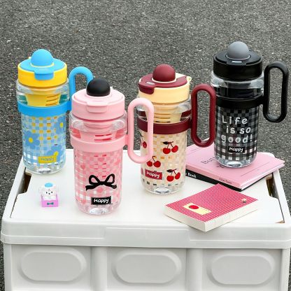 New Summer Plastic Water Cup Men and Women General Outdoor Car Office Large Capacity Water Cup Drink Cup