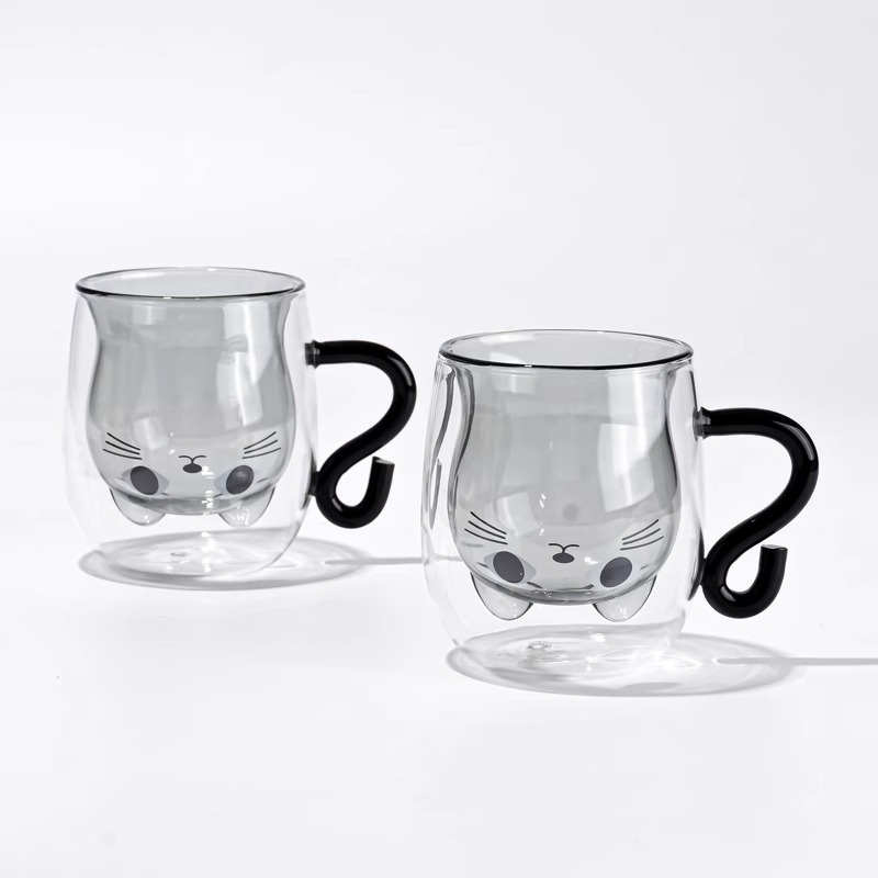 Double Layer Glass High Temperature Resistant Milk Cup Breakfast Cup