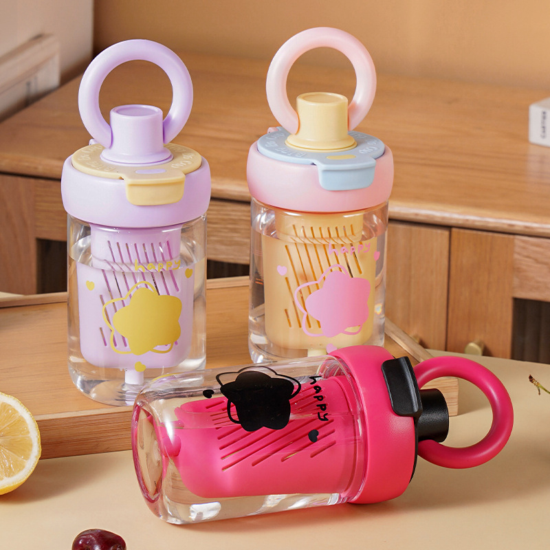 Summer Large Capacity Tea-water Separation Double-drinking Cup