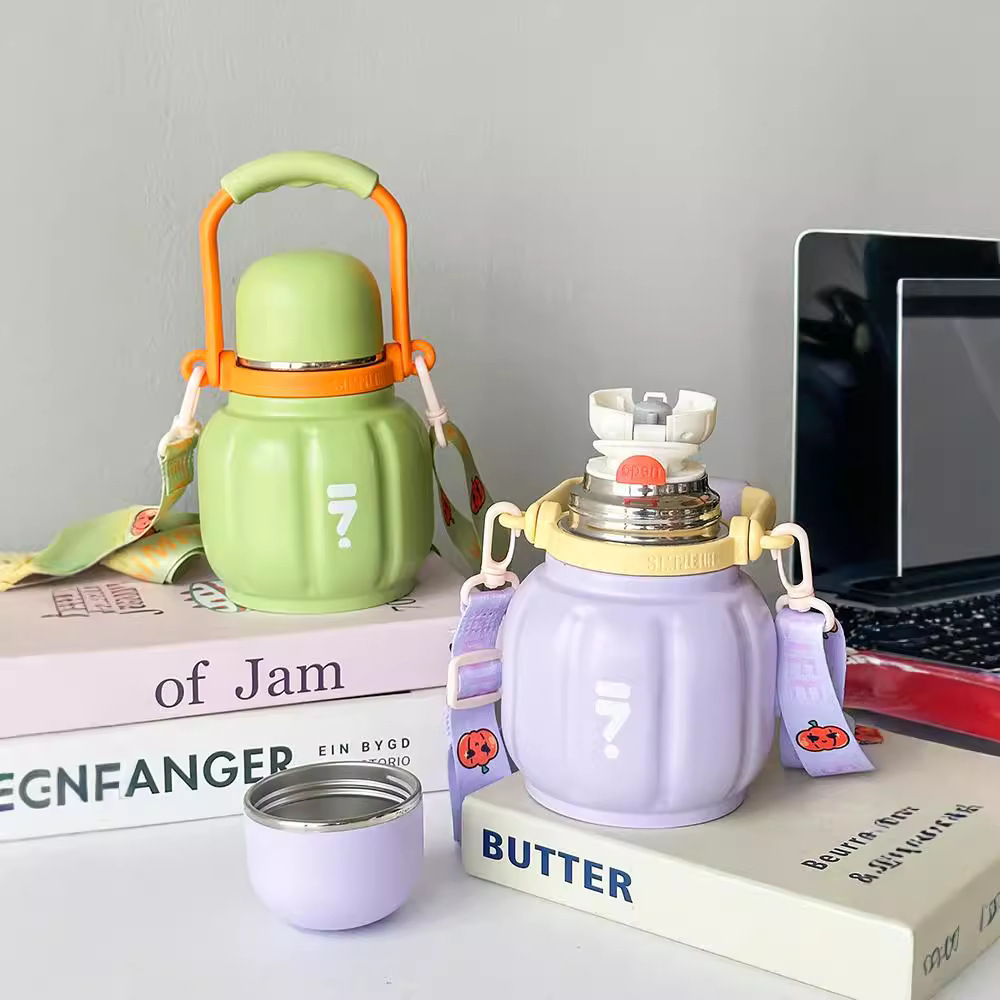 Hallowmas Large-capacity Stainless Steel Heat and Cold Preservation Cup