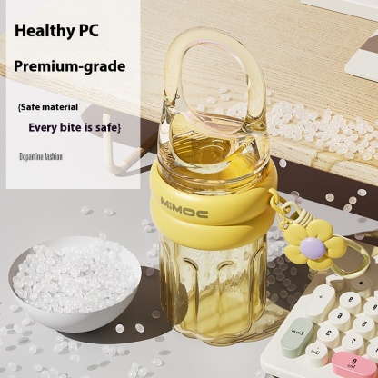 Colorful Fashion Plastic Cups Portable Large Capacity Coffee Cups