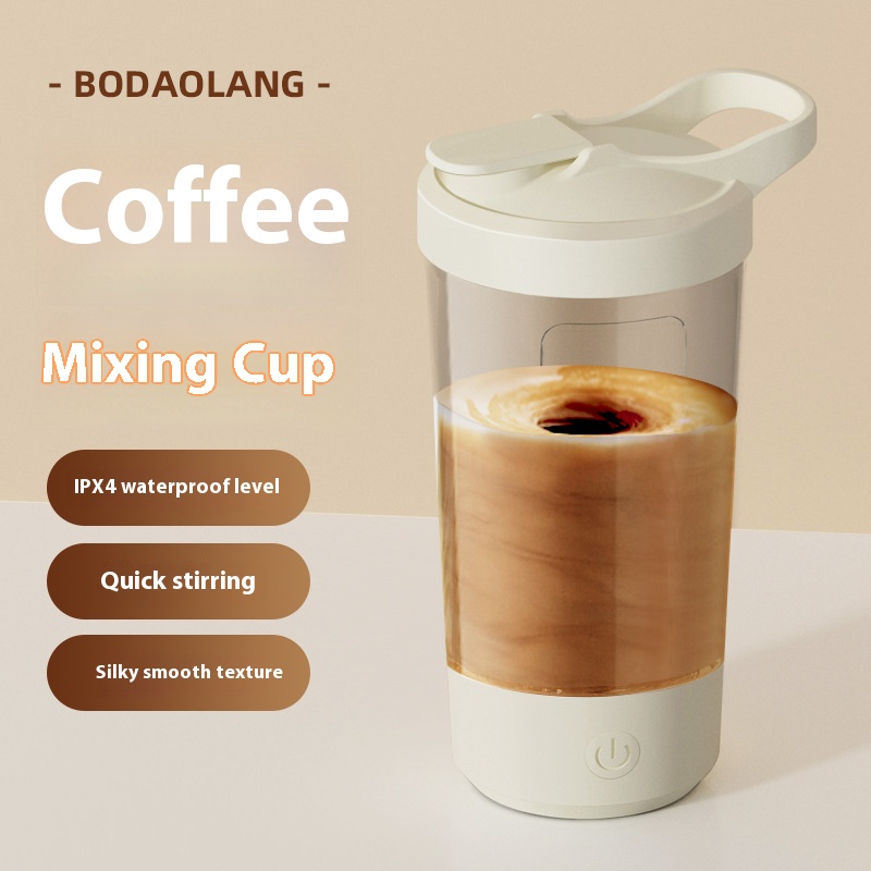 450ML Electric Stir Mug Fitness Protein Powder Milkshake Coffee Shake Mug Portable Casual Fully Automatic Milkshake Mug with Scale