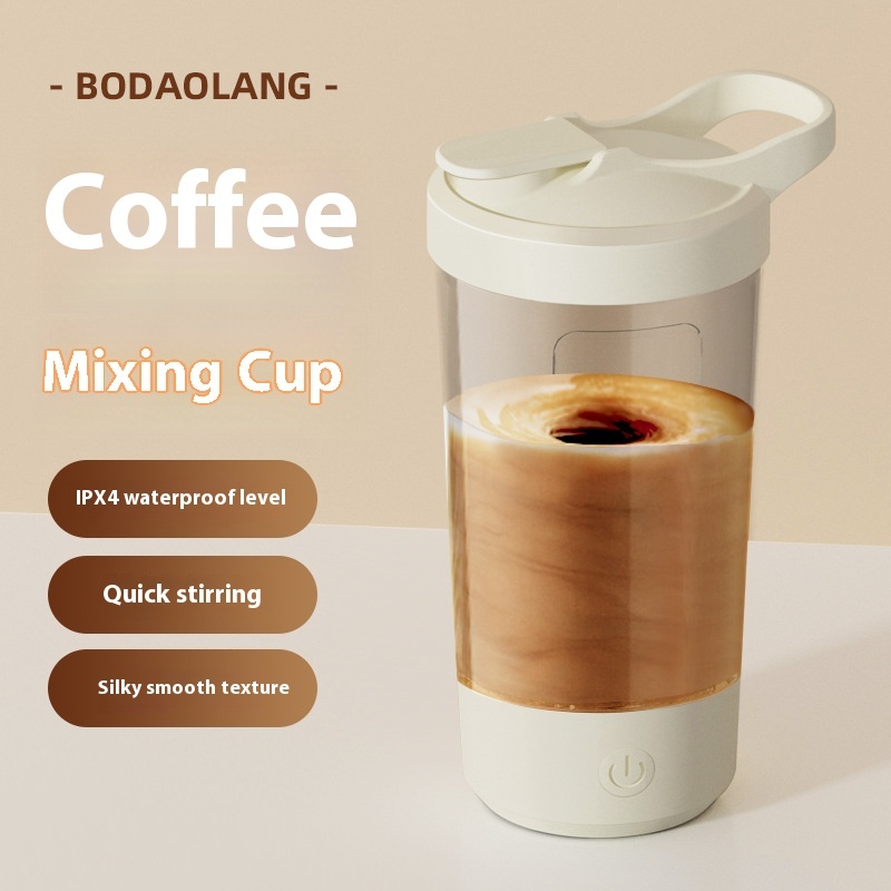 450ML Electric Stir Mug Fitness Protein Powder Milkshake Coffee Shake Mug Portable Casual Fully Automatic Milkshake Mug with Scale