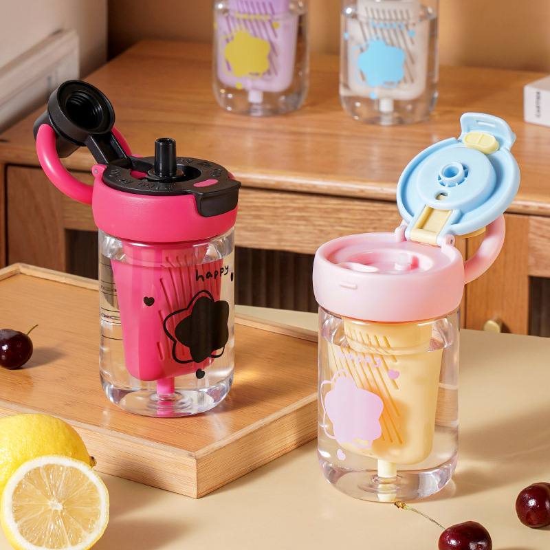 Summer Large Capacity Tea-water Separation Double-drinking Cup