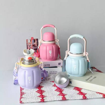 Hallowmas Large-capacity Stainless Steel Heat and Cold Preservation Cup