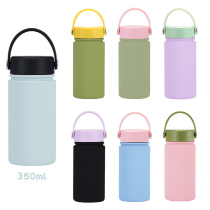 350ml Stainless Steel Sports Thermos Portable Hand-held Water Bottle
