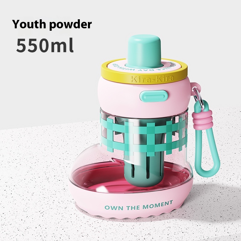 Dopamine Super Large Capacity Girls Plastic Cup Cute Creative Shoe Shape Portable Straw Cup