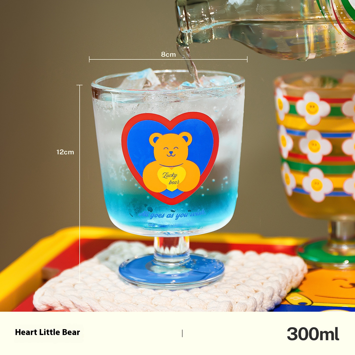 300ML Ins Glass Drink Cup Goblet Cocktail Wine Cup of Whisky