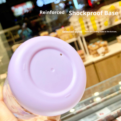 Children's Straw Cup Learning Cup for Drinking for Girl Boy Leak-proof Antler Water Bottle for Anti-fall Portable Water Cup