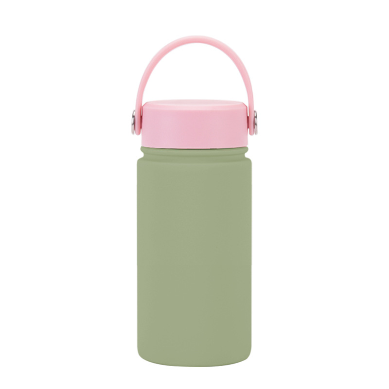 350ml Stainless Steel Sports Thermos Portable Hand-held Water Bottle