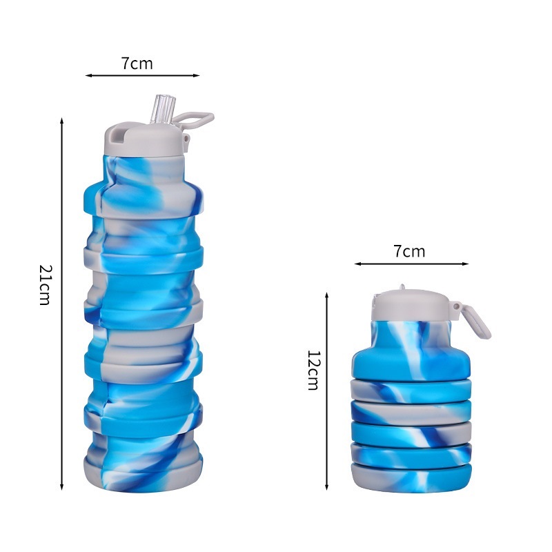 Outdoor Portable Folding Water Bottle Silicone