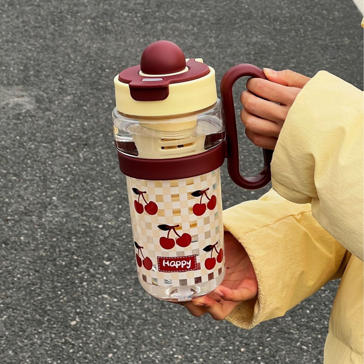 New Summer Plastic Water Cup Men and Women General Outdoor Car Office Large Capacity Water Cup Drink Cup