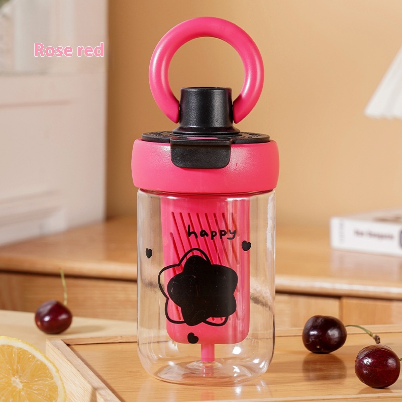 Summer Large Capacity Tea-water Separation Double-drinking Cup