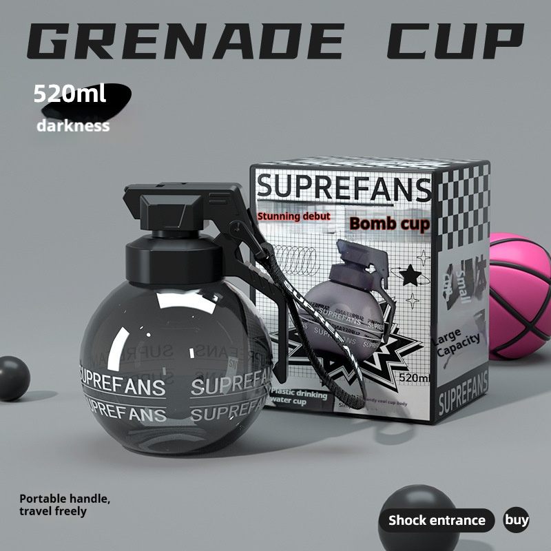 Summer Large Capacity Sports Water Cup Portable Fitness Water Bottle