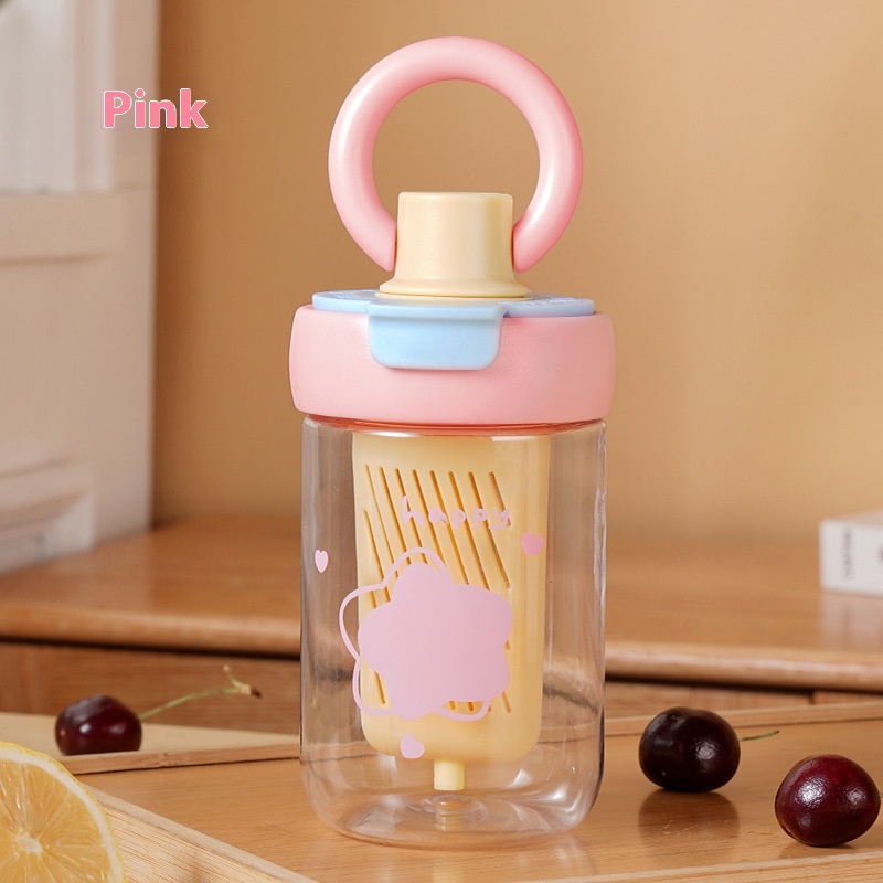 Summer Large Capacity Tea-water Separation Double-drinking Cup