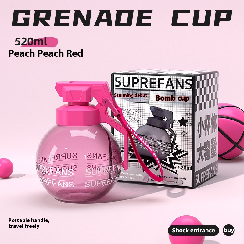 Summer Large Capacity Sports Water Cup Portable Fitness Water Bottle