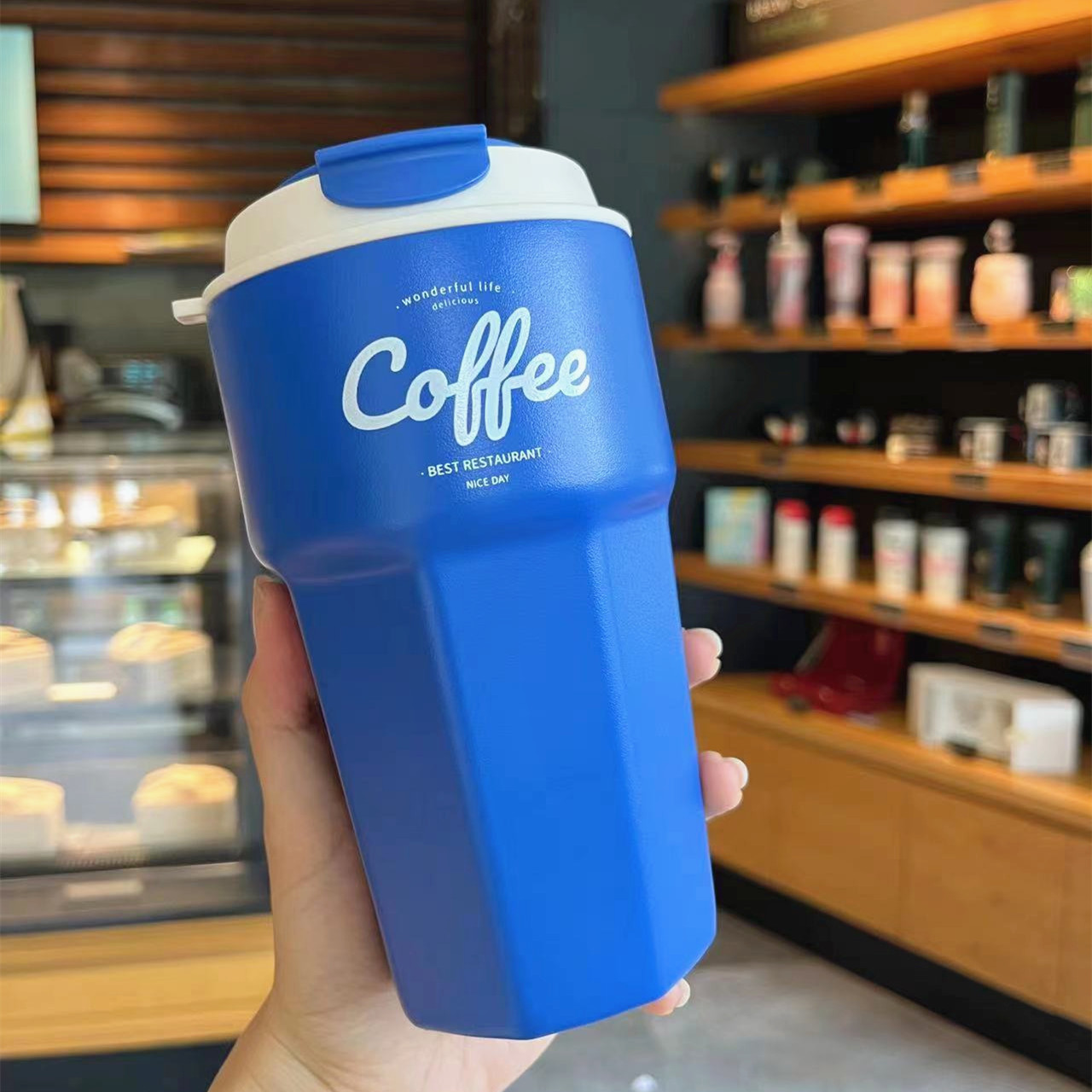 Nordic-style Stainless Steel Coffee Cup Direct Drinking Insulated Water Cup