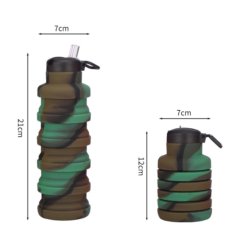 Outdoor Portable Folding  Water Bottle Silicone