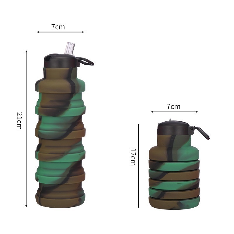 Outdoor Portable Folding  Water Bottle Silicone