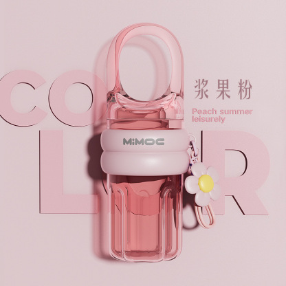 Colorful Fashion Plastic Cups Portable Large Capacity Coffee Cups