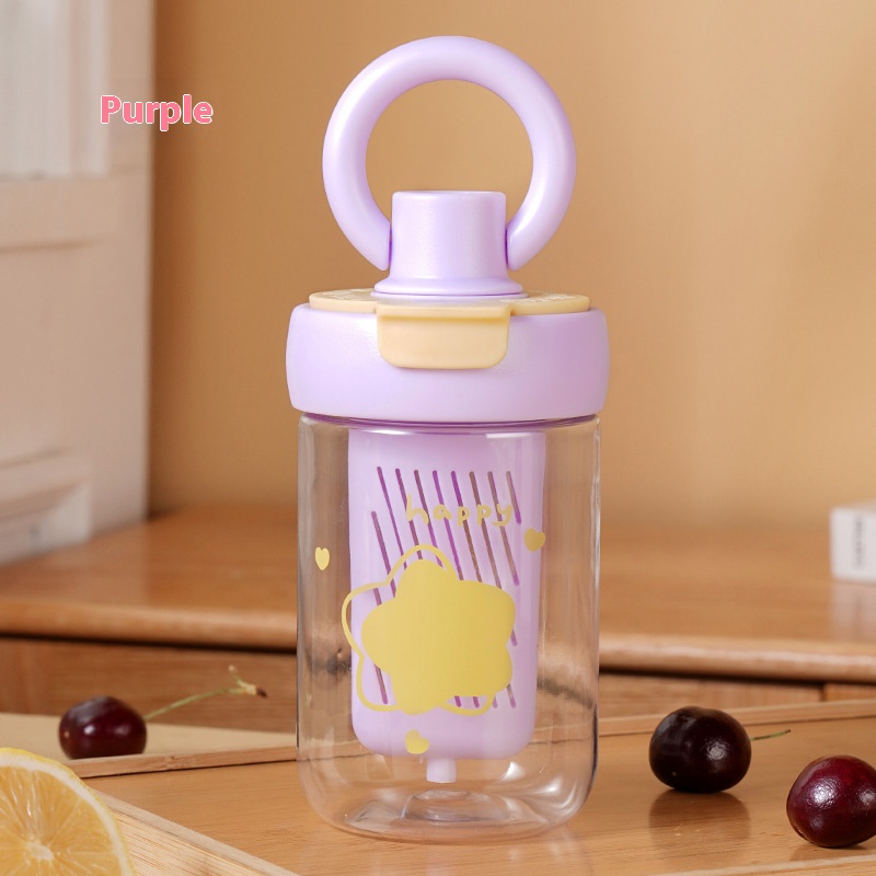 Summer Large Capacity Tea-water Separation Double-drinking Cup