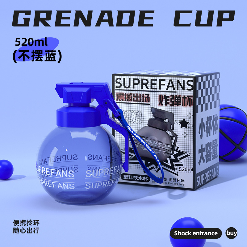 Summer Large Capacity Sports Water Cup Portable Fitness Water Bottle