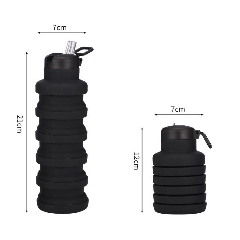 Outdoor Portable Folding  Water Bottle Silicone