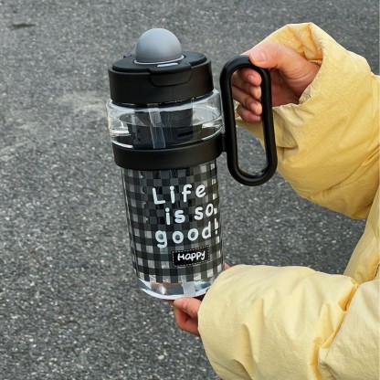 New Summer Plastic Water Cup Men and Women General Outdoor Car Office Large Capacity Water Cup Drink Cup