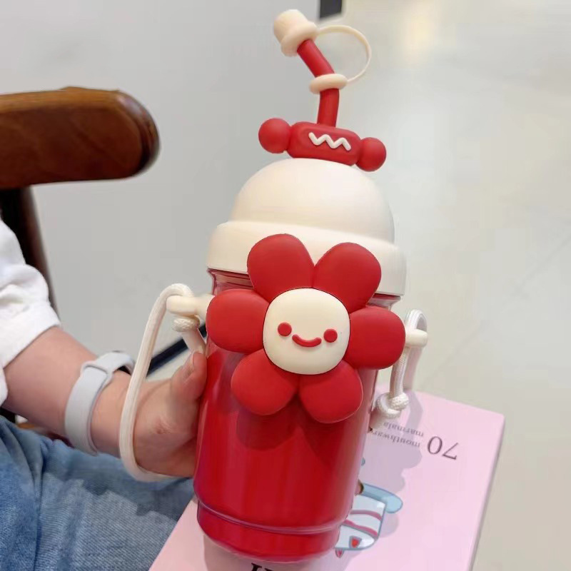 Cartoon Stainless Steel Milk Tea Cup for Heat and Cold Preservation