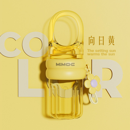 Colorful Fashion Plastic Cups Portable Large Capacity Coffee Cups