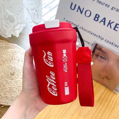 Coffee Cup 316 Stainless Steel Thermos Cup Outdoor High-value Men Women Water Cup Holder for Car Gift