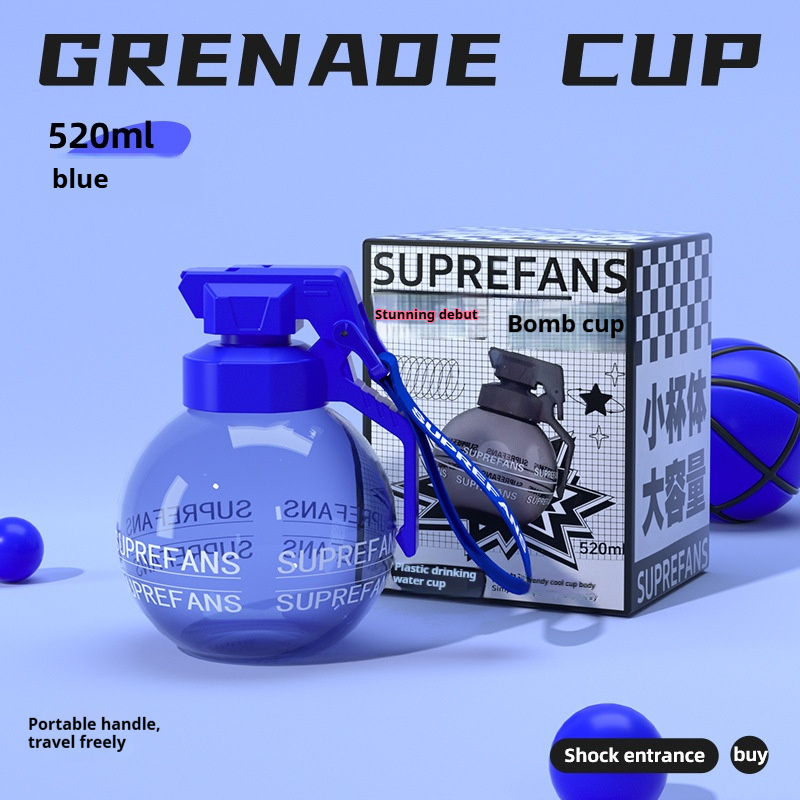 Summer Large Capacity Sports Water Cup Portable Fitness Water Bottle