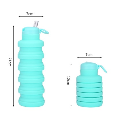 Outdoor Portable Folding  Water Bottle Silicone
