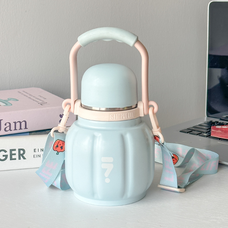 Hallowmas Large-capacity Stainless Steel Heat and Cold Preservation Cup