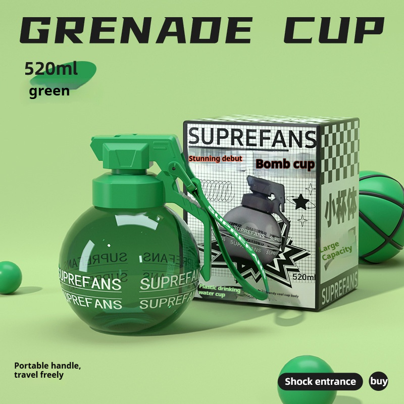 Summer Large Capacity Sports Water Cup Portable Fitness Water Bottle