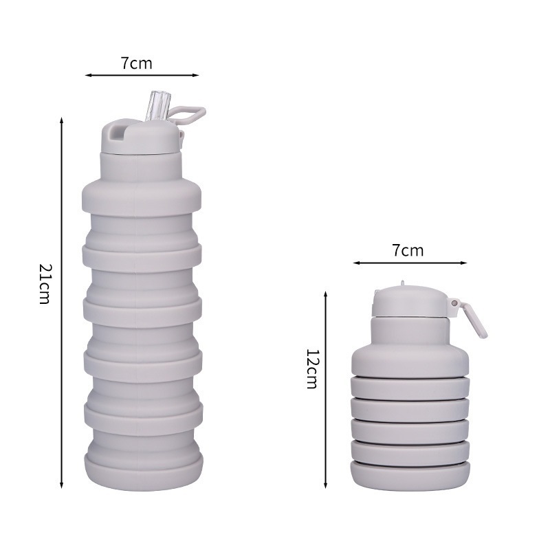 Outdoor Portable Folding  Water Bottle Silicone