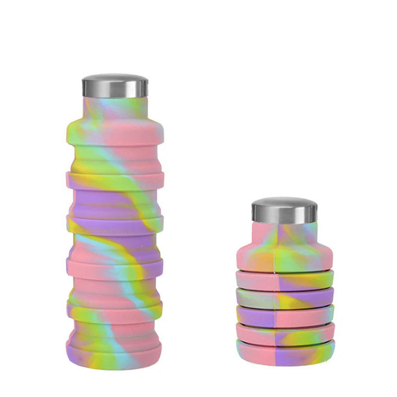 Outdoor Portable Folding Water Bottle Silicone